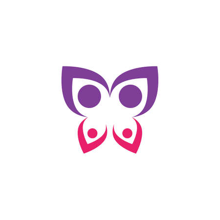 Beauty Butterfly Vector icon designのイラスト素材
