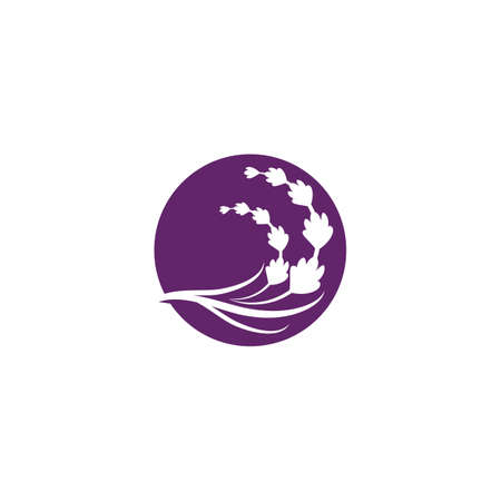 Lavender Logo Template vector symbol natureのイラスト素材