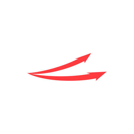 Arrow vector illustration icon Logo Template designのイラスト素材