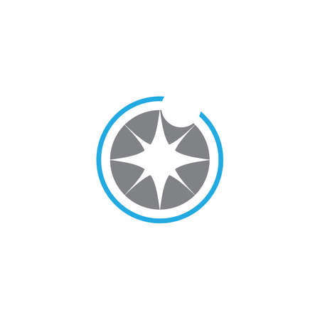 Branding Identity Corporate Eye Care vector logo designのイラスト素材