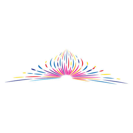 Fireworks Logo Template vector symbol natureのイラスト素材