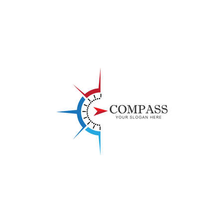 compass Logo Template vector symbol natureのイラスト素材