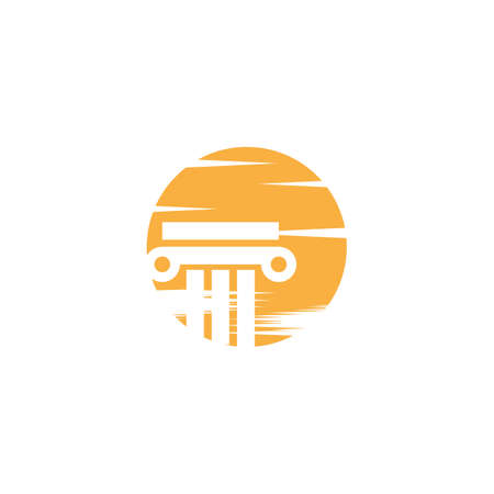 Column Logo Template vector symbol natureのイラスト素材