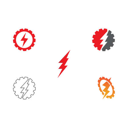 Set Faster  Logo Template vector symbol natureのイラスト素材