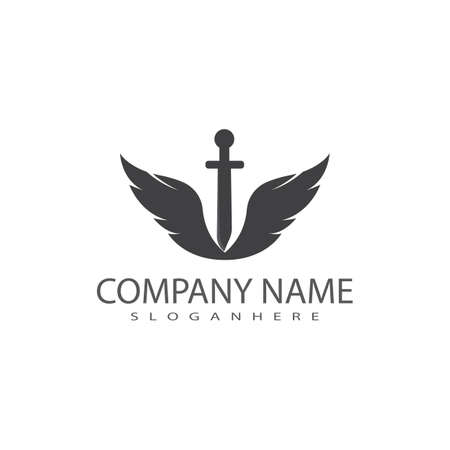 Wing  Logo Template vector icon illustration designのイラスト素材