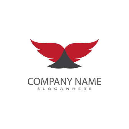 Wing  Logo Template vector icon illustration designのイラスト素材