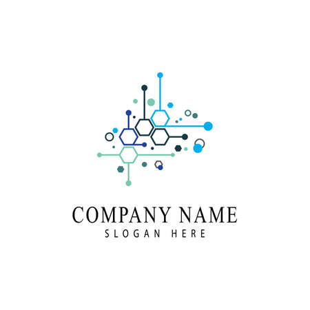 Abstract medical background substance and molecules designのイラスト素材