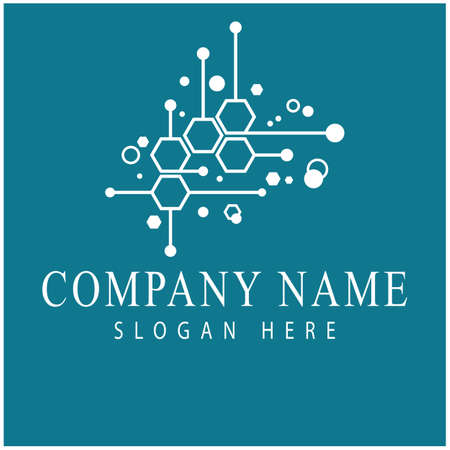 Abstract medical background substance and molecules designのイラスト素材