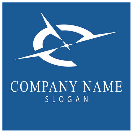 Compass Logo Template vector icon illustration designのイラスト素材