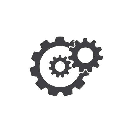 Gear Logo Template vector icon illustration designのイラスト素材