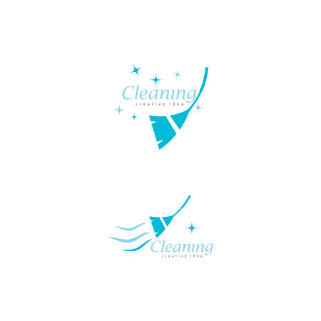 Cleaning Logo Template vector symbol natureのイラスト素材
