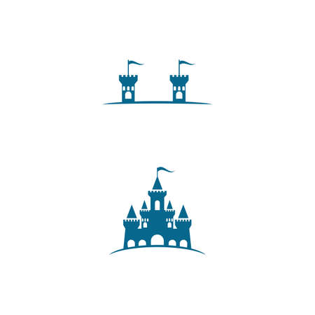 Castle Logo Template vector symbol natureのイラスト素材