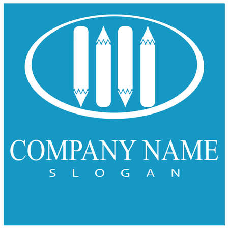 Pencil Logo Template vector symbol natureのイラスト素材