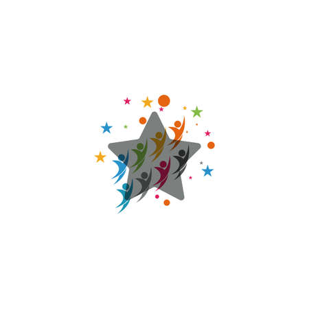 Human character sign illustration vector designのイラスト素材
