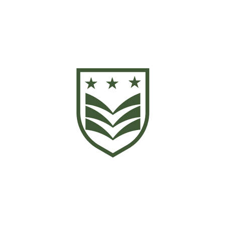Military Wave Template vector symbol natureのイラスト素材