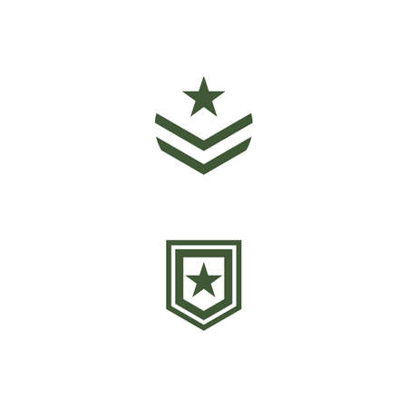 Military Wave  Template vector symbol natureのイラスト素材