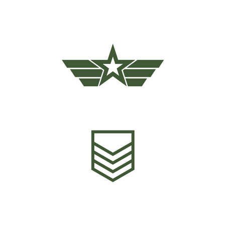 Military Wave Template vector symbol natureのイラスト素材