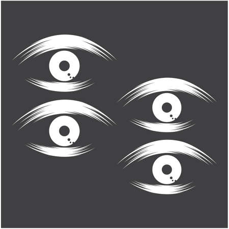 Branding Identity Corporate Eye Care   designのイラスト素材