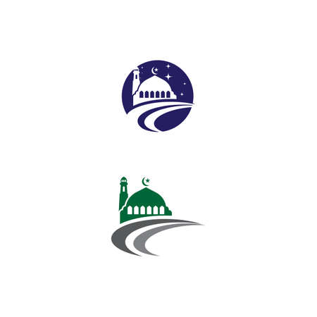 Mosque Logo Template vector symbol natureのイラスト素材