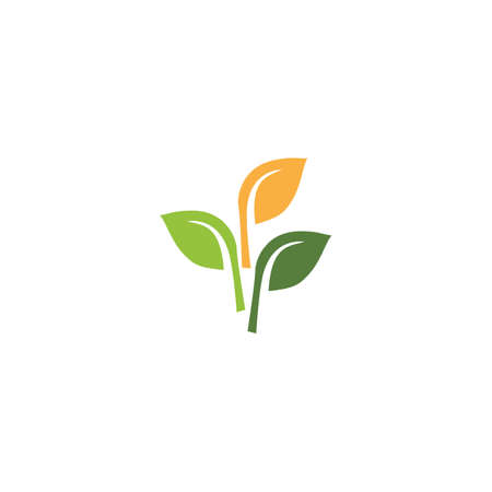 Leaf  ecology Logo Template vector symbol natureのイラスト素材