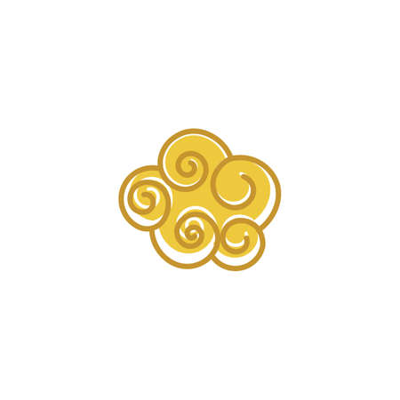 Chinese clouds Logo Template vector symbol natureのイラスト素材
