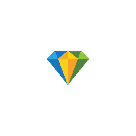 Diamond Logo Template vector symbol natureのイラスト素材