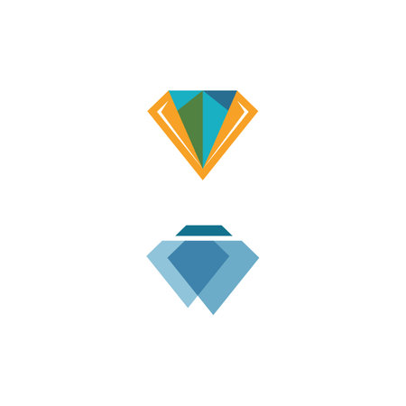 Diamond Logo Template vector symbol natureのイラスト素材