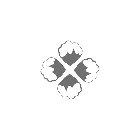 Cotton Logo Template vector symbol natureのイラスト素材