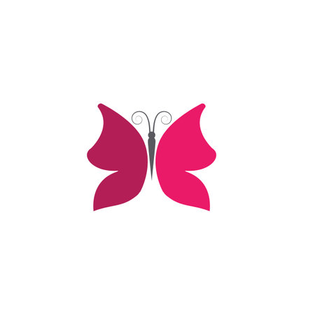 Beauty Butterfly Vector icon designのイラスト素材