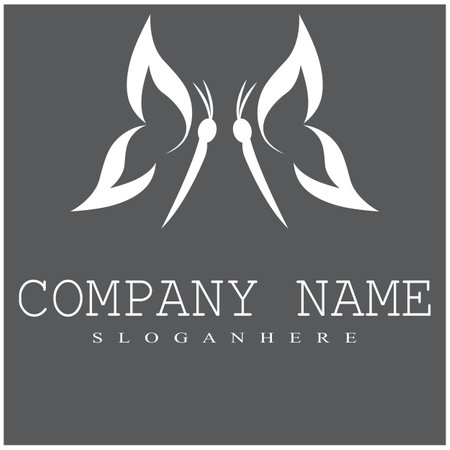 Beauty Butterfly Vector icon designのイラスト素材