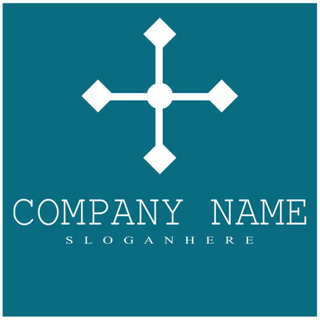 Trident Logo Template vector icon illustration designのイラスト素材