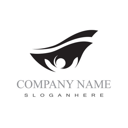 Branding Identity Corporate Eye Care vector logo designのイラスト素材