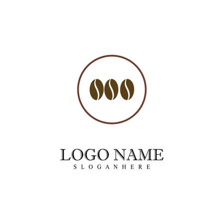 Coffee cup Logo Template vector icon designのイラスト素材