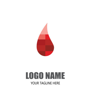 Blood logo template vector icon illustration designのイラスト素材