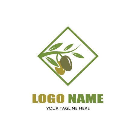 olive icon vector illustration design templateのイラスト素材