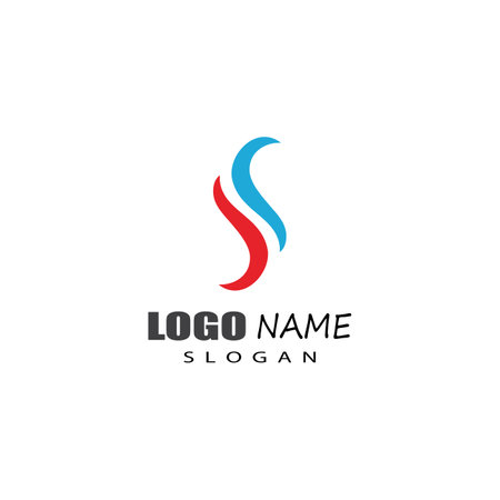 Business corporate S letter logo design vectorのイラスト素材