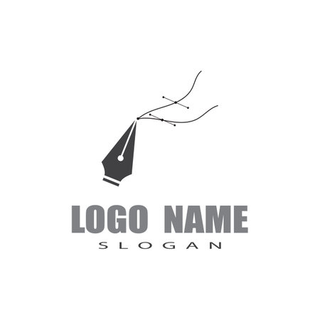 Pentool icon flat design vector illustration symbolのイラスト素材