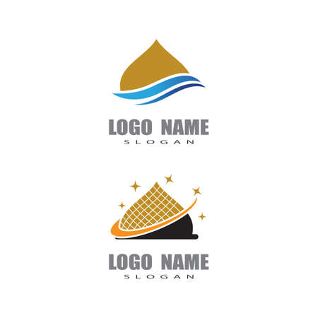Mosque Logo Template vector symbol illustration designのイラスト素材