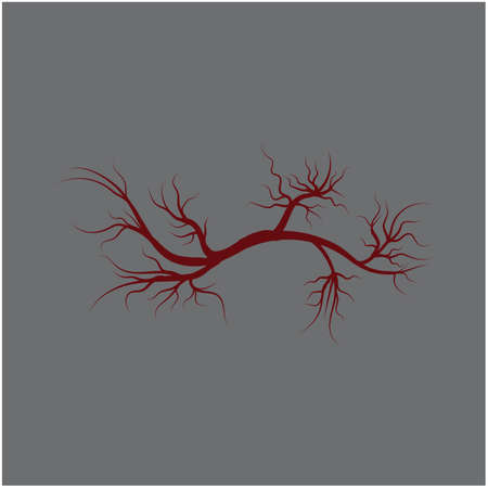 Veins Template vector symbol medical designのイラスト素材
