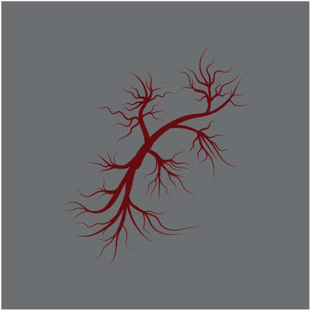 Veins Template vector symbol medical designのイラスト素材
