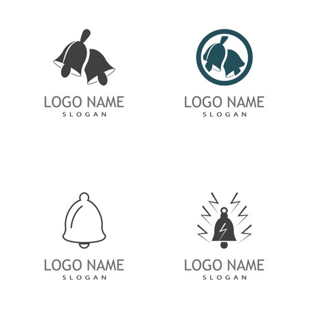 Bell Logo Template vector symbol illustration designのイラスト素材
