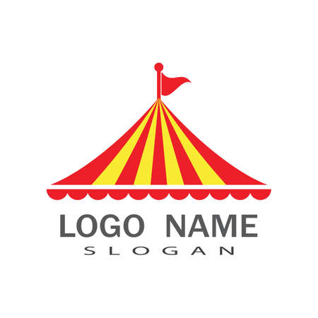 Circus Logo Template vector symbol designのイラスト素材