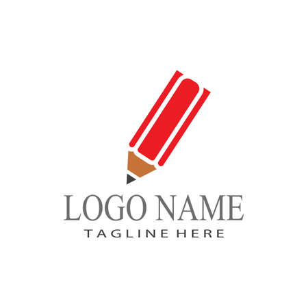 Pencil Logo Template vector symbol designのイラスト素材