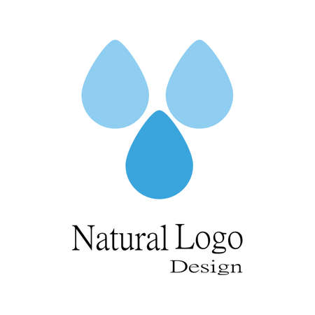 Water drop Logo Template vector illustration designのイラスト素材