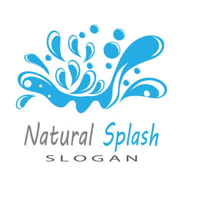 water splash icon vector illustration design templateのイラスト素材