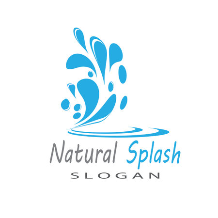 water splash icon vector illustration design templateのイラスト素材
