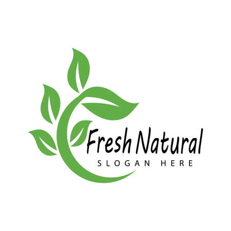 Mint leaves flat vector color icon template illustration designのイラスト素材