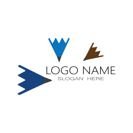 Pencil Logo Template vector symbol designのイラスト素材