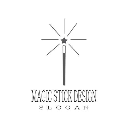 Wand magic hat Logo Template vector symbol designのイラスト素材
