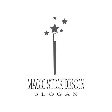 Wand magic hat Logo Template vector symbol designのイラスト素材